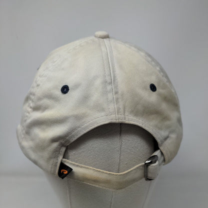 Letter W Slideback Hat Tan One Size Embroidered 6 Panel Pukka Golf