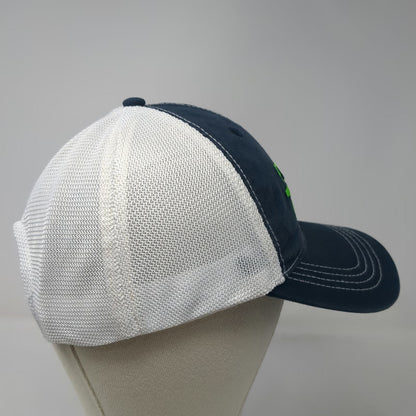 Pacific Headwear Trucker Hat Blue One Size Run4Scituate Snapback Mesh Back