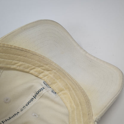 Whale Logo Slideback Hat White One Size Adjustable Vineyard Vines