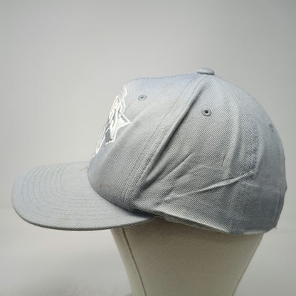Mitchell & Ness NBA New York Knicks Snapback Hat Gray White One Size Embroidered