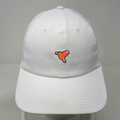 Birddogs Baseball Cap White One Size Performance Slideback Hummingbird Logo Hat