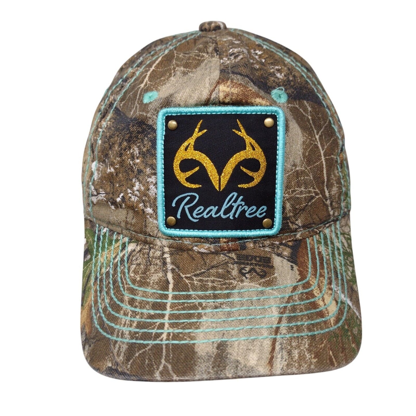 Realtree Snapback Hat Camouflage OSFM Adjustable Embroidered 6 Panel Outdoor Cap