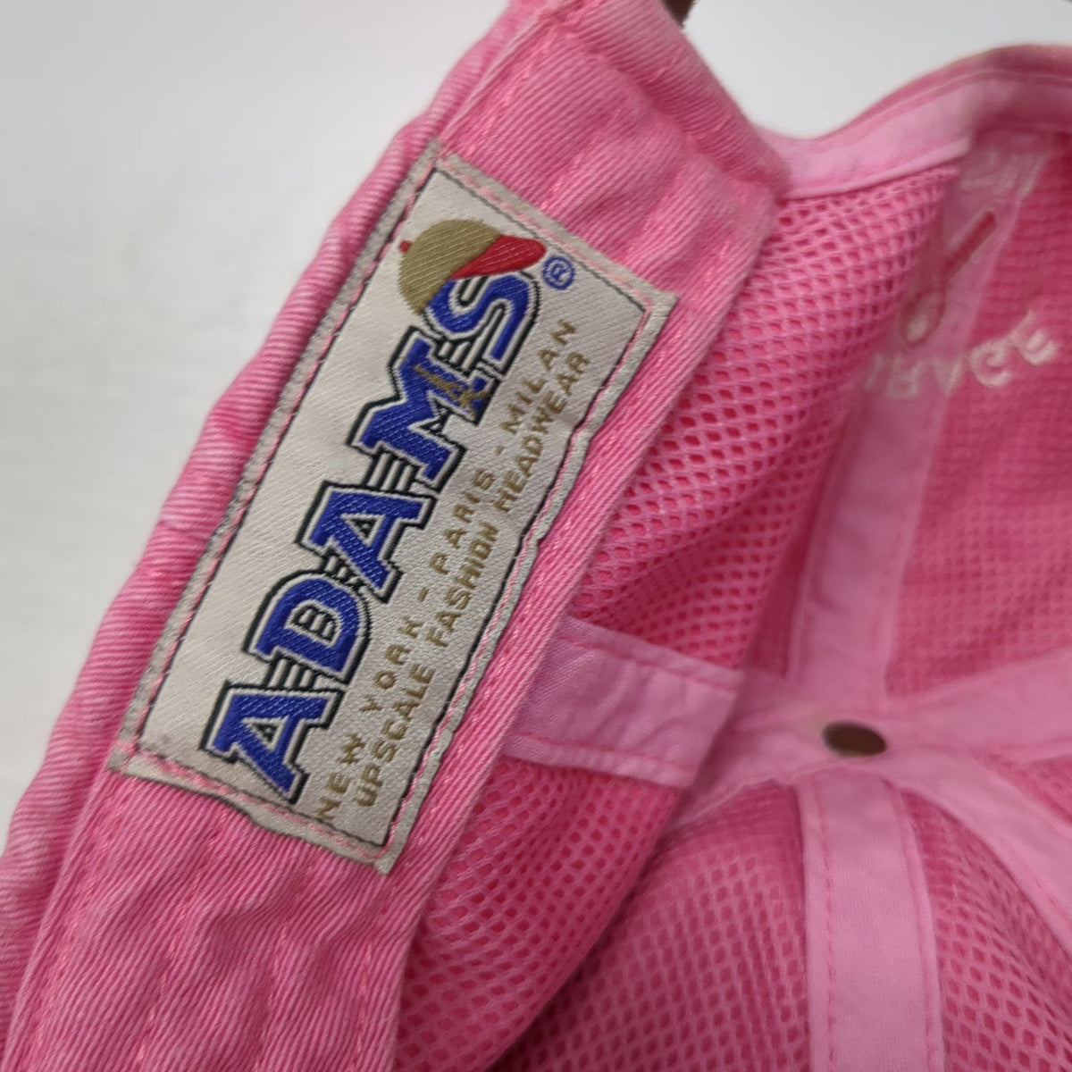 Adams Baseball Cap Pink One Size Mad Lax Lacrosse Breast Cancer Courage Hat