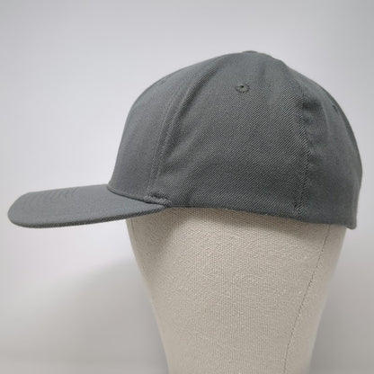 Neff Baseball Cap Gray M Fitted Stretch Fit Embroidered Logo 6 Panel Curved Hat