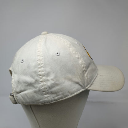 Bass Pro Shops Baseball Cap White One Size Fishing Cotton Green Underbrim Hat