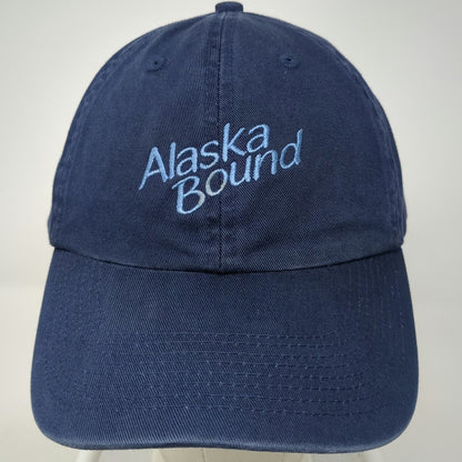 Fahrenheit Baseball Cap Blue One Size Alaska Bound Embroidered Hat Slideback