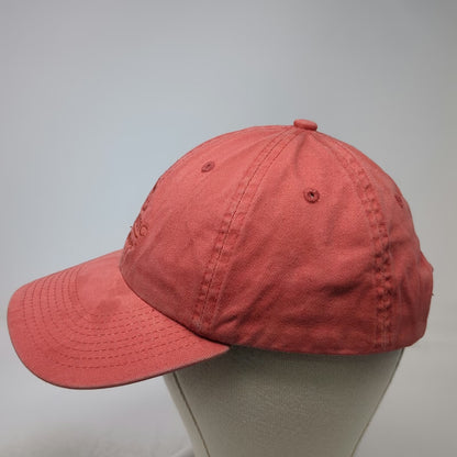 Perrin Mystic Seaport Anchor Baseball Cap Red One Size Strapback Cotton Hat