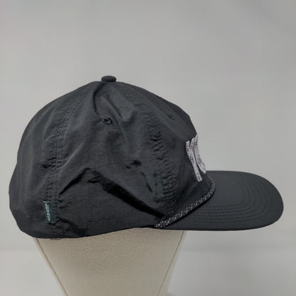 YOTES Snapback Hat Black OSFA Adjustable Embroidered 6 Panel Rope Legacy