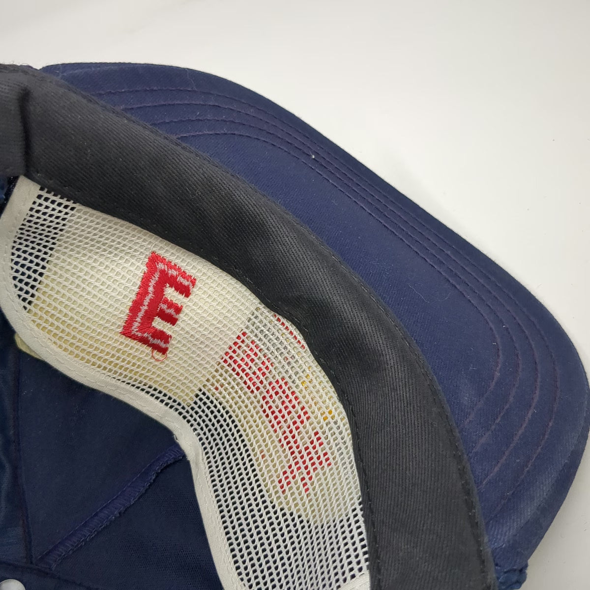Jan-Bar Blue One Size Trucker Hat Chevrolet Geo Rope Vintage USA Strapback