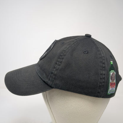 Jagermeister Baseball Cap Black One Size Stag Logo Bottle Embroidery Strap