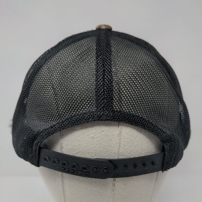 Pacific Headwear Snapback Trucker Hat Camouflage OSFA Adjustable Mesh Back