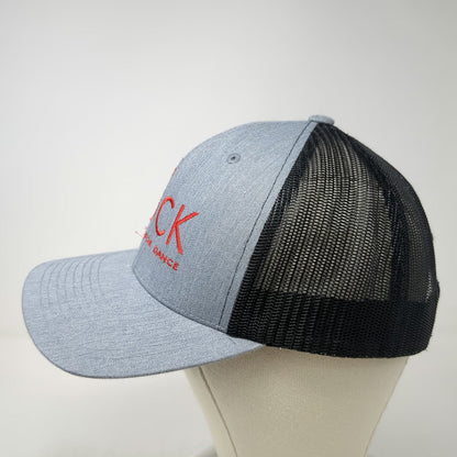 Yupoong The Rock School For Dance Gray One Size Trucker Hat Snapback Mesh Logo