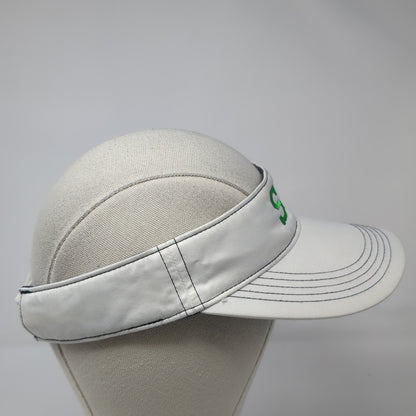 SJA Sun Visor Cap White One Size Adjustable Embroidered Lightweight Nike Golf