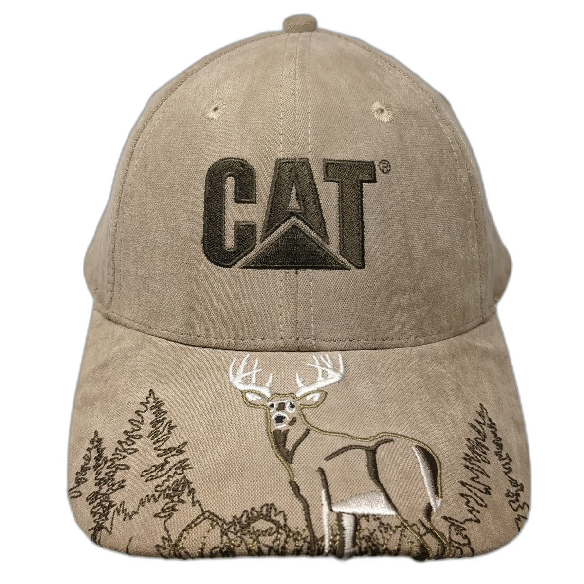 Caterpillar CAT Baseball Cap Brown One Size Western States Equipment Deer Hat