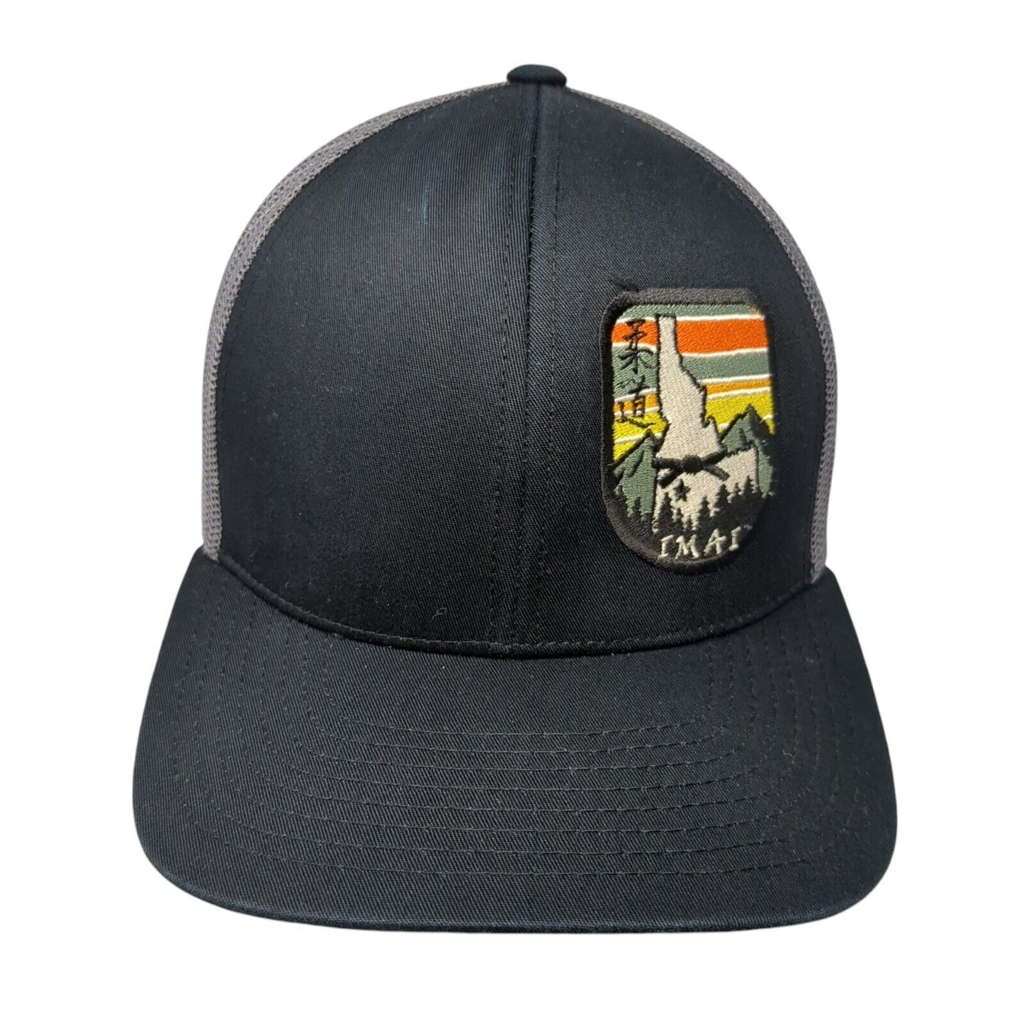 IMAI Idaho Martial Arts Institute Snapback Trucker Hat Black One Size