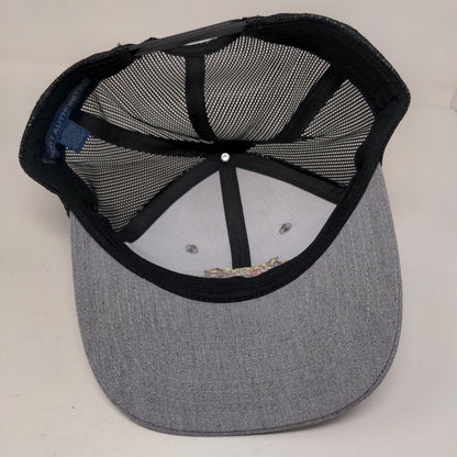 Dicks Wings & Grill Snapback Mesh Back Trucker Hat Gray One Size Colorblock