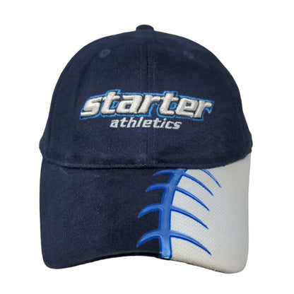 Starter Athletics Strapback Hat Blue OSFA Embroidered Adjustable