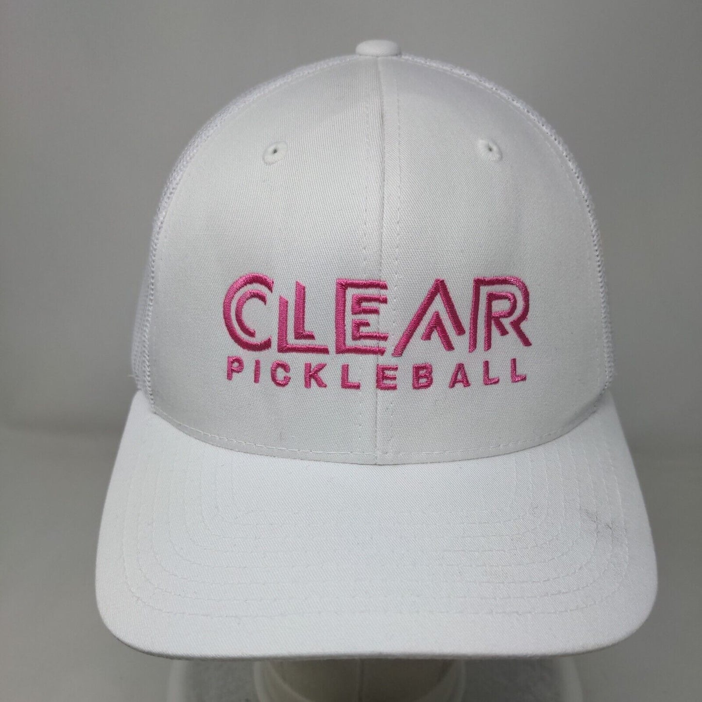 Clear Pickleball Snapback Trucker Hat White One Size The Classics Yupoong