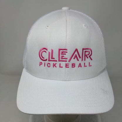 Clear Pickleball Snapback Trucker Hat White One Size The Classics Yupoong