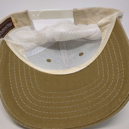 Brewery Branding Co Trucker Hat Brown One Size Mesh Back Snapback McCall Brewing