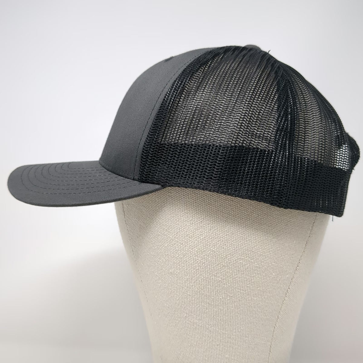 Yupoong Trucker Hat Gray One Size Entrepreneur Logo Embroidered Mesh Snapback