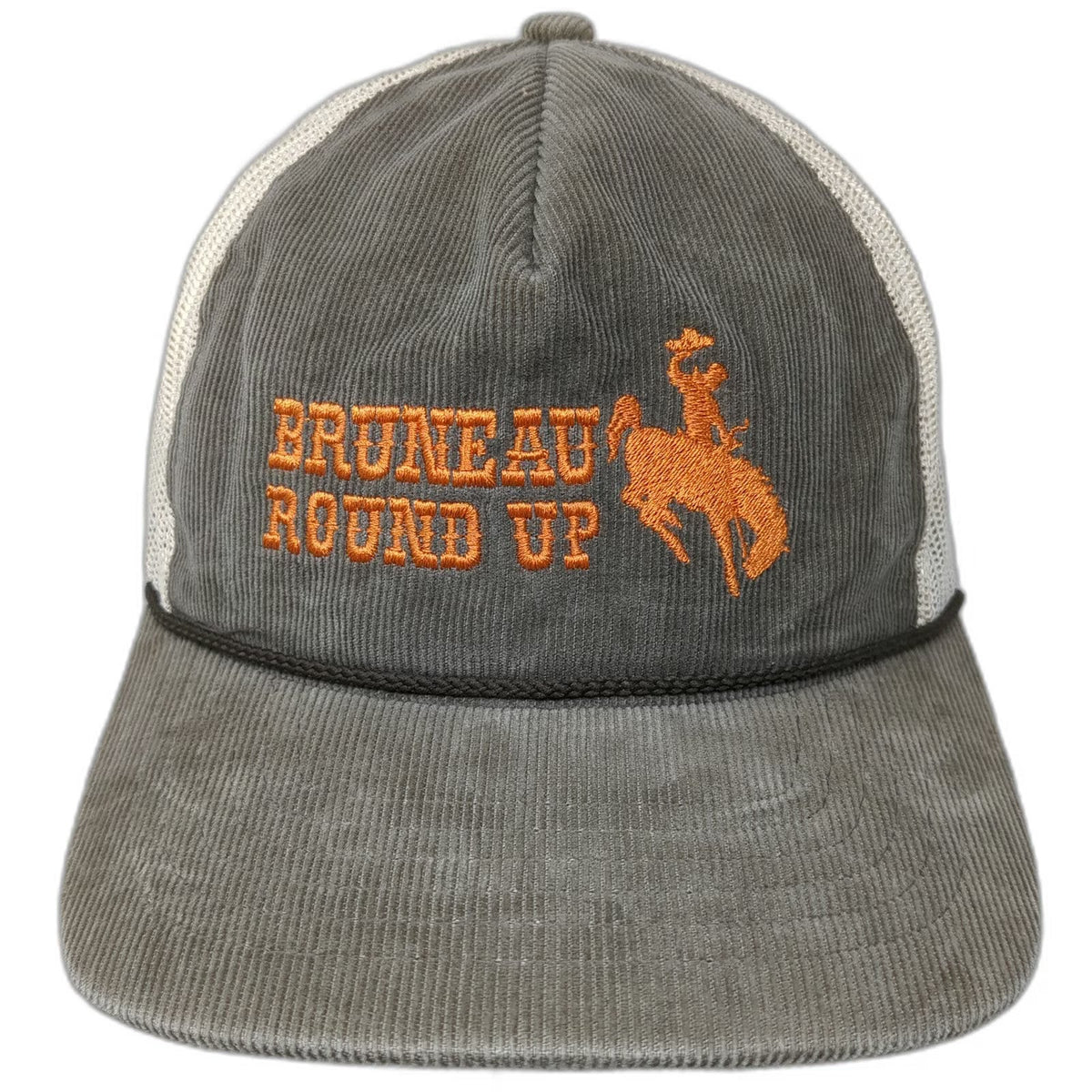 Richardson Trucker Hat Brown One Size Bruneau Round Up Corduroy Rope