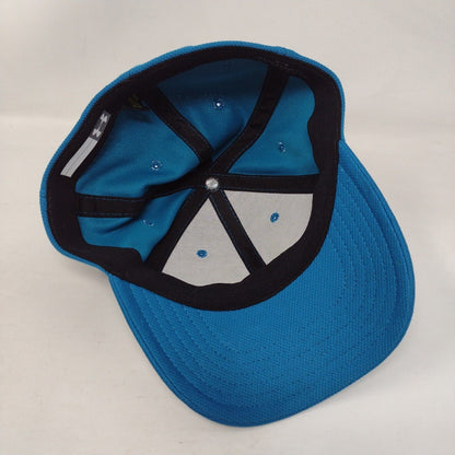 Under Armour Fitted Hat Blue Youth S/M Embroidered Classic Fit Solid