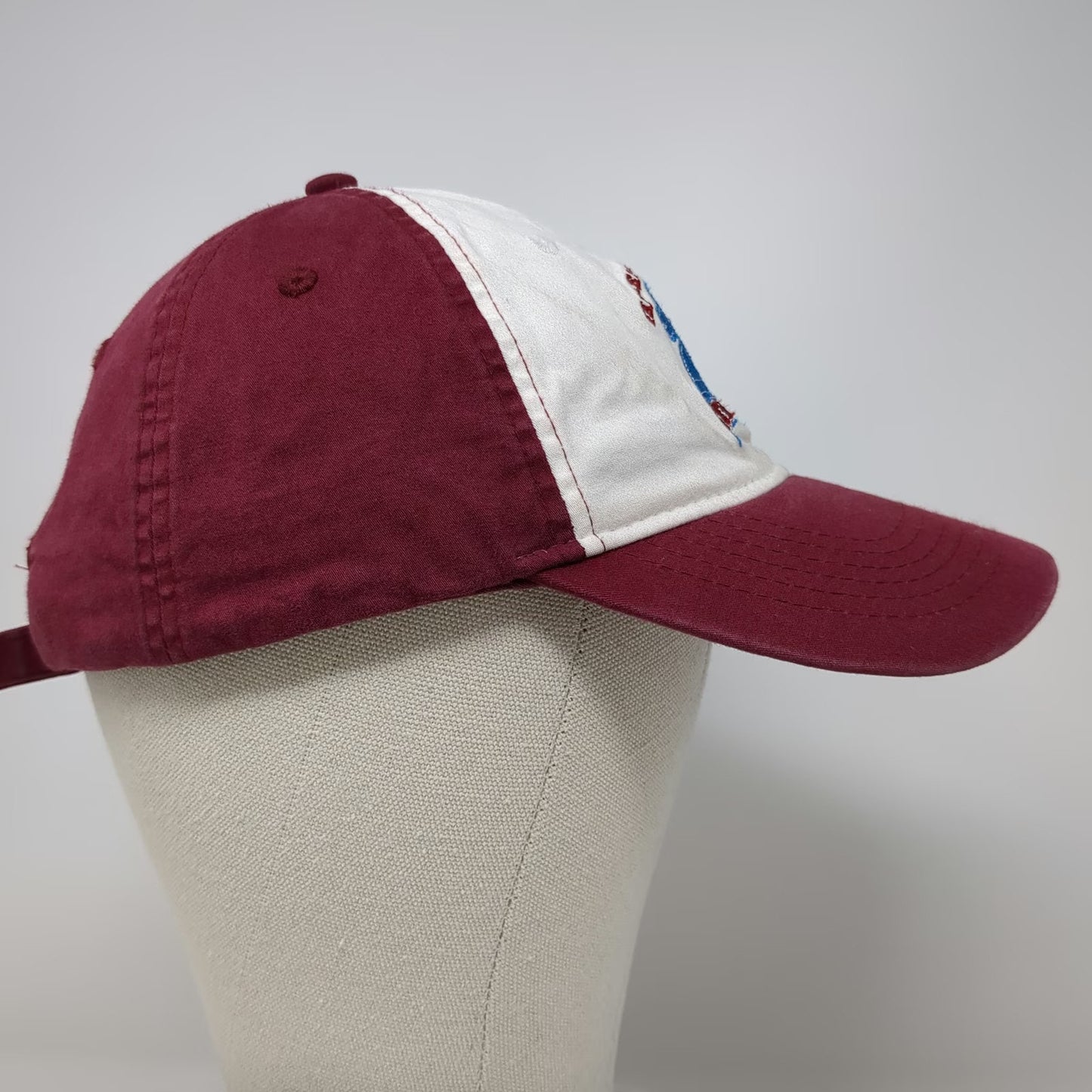 Pacific Headwear Baseball Cap Red OSFM Fairleigh Dickinson Knights Mascot Hat