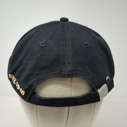 Robertson Supply Baseball Cap Black One Size Gold Embroidery EST. 1948 Logo Hat