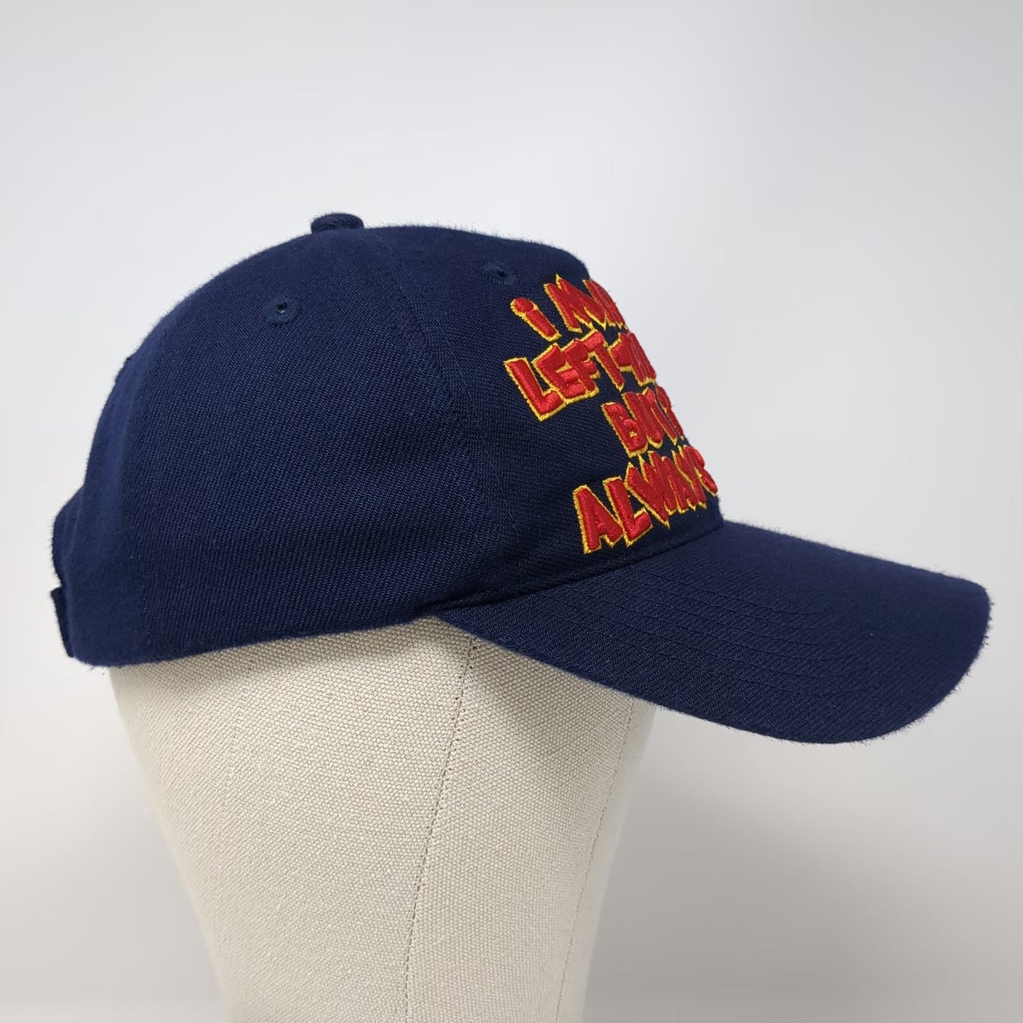 Lefty's San Francisco Baseball Cap Blue One Size Strapback Always Right Hat