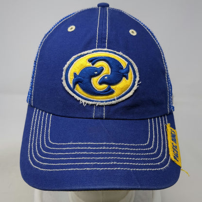 '47 Trucker Hat Blue One Size Pacific Dunes Dolphins Mesh Snapback Stitched