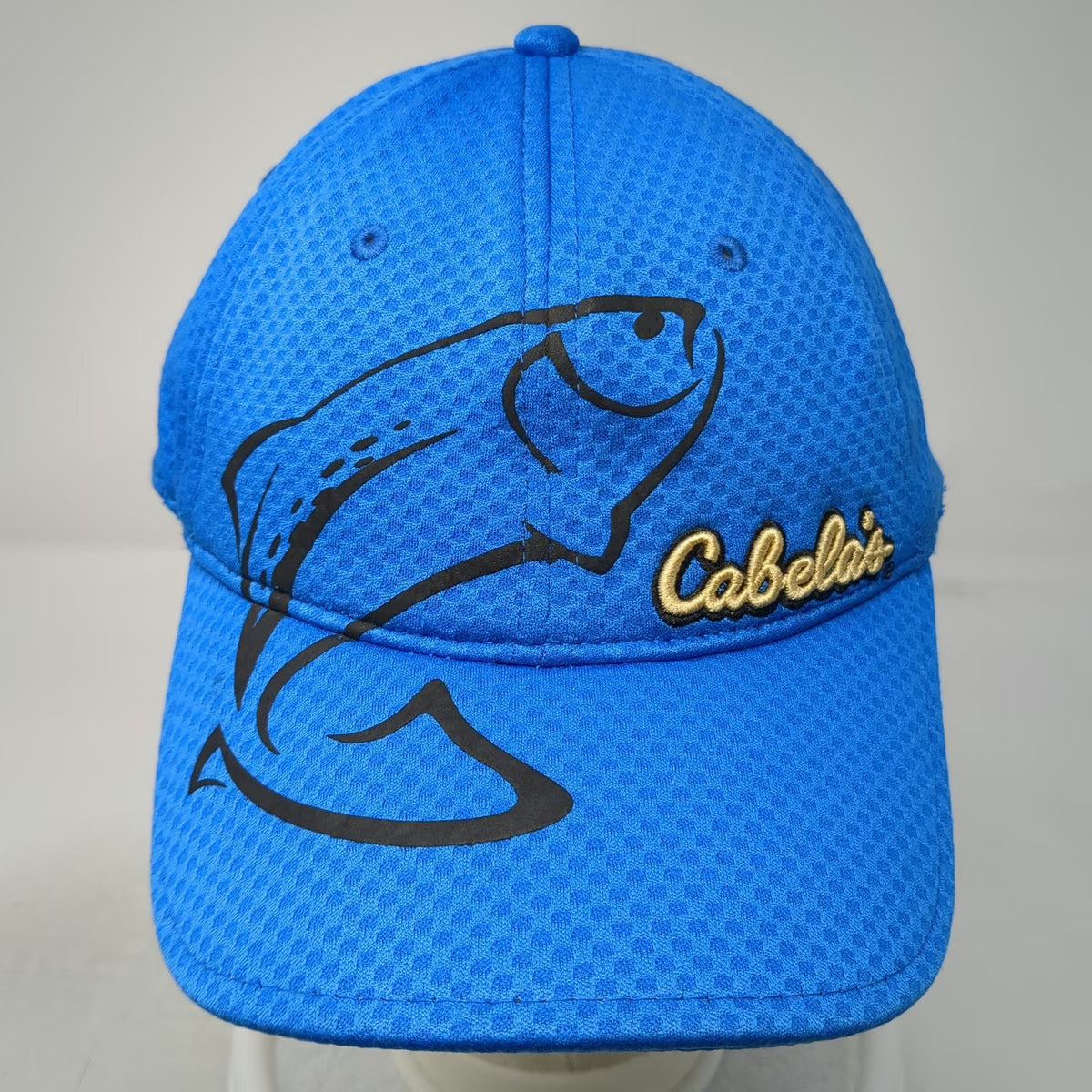 Cabela's Baseball Cap Blue One Size ProFlex Fishing Trout Outfitter Mesh Hat