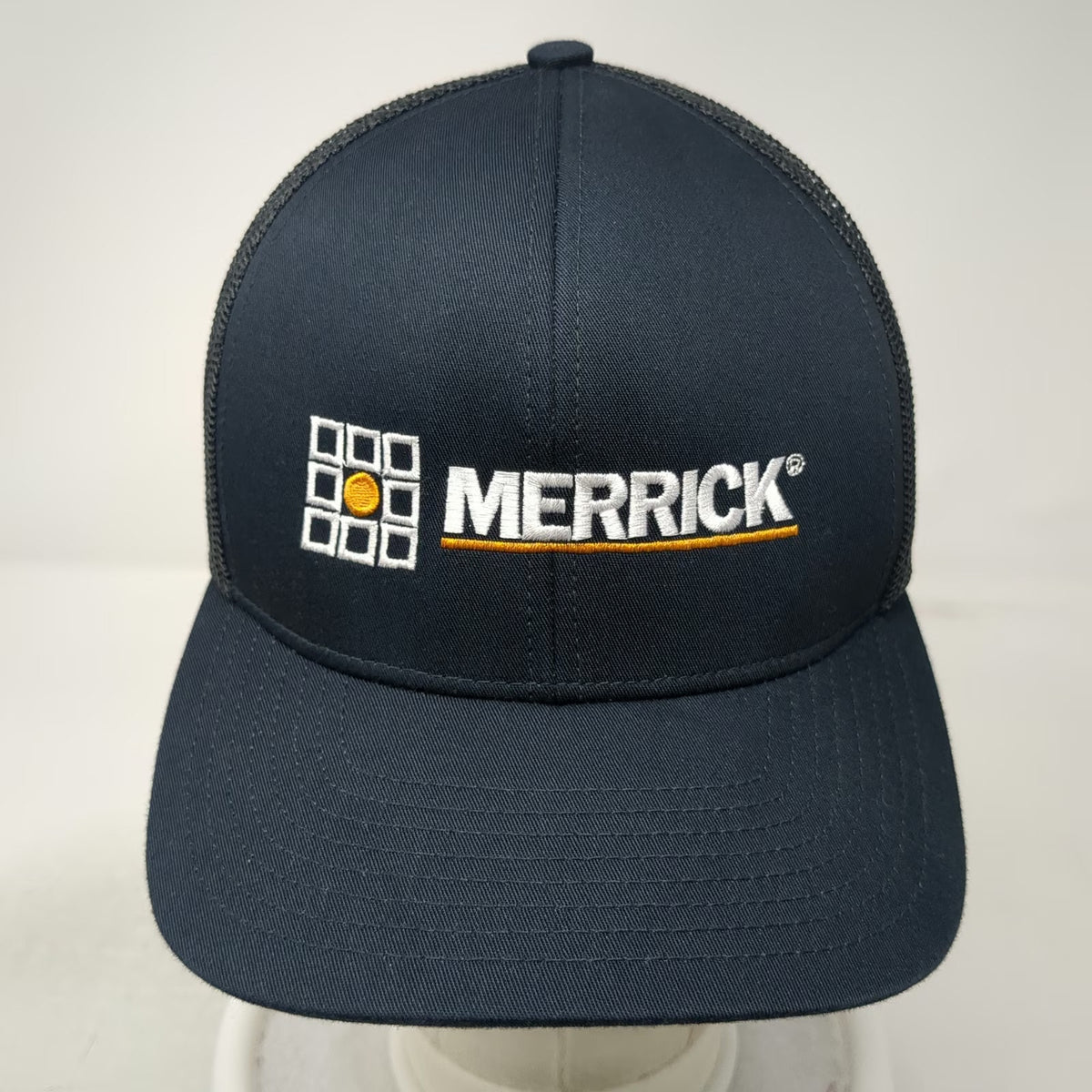 Pacific Headwear Trucker Hat Blue One Size Merrick Mesh Back Snapback hat