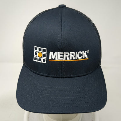 Pacific Headwear Trucker Hat Blue One Size Merrick Mesh Back Snapback hat