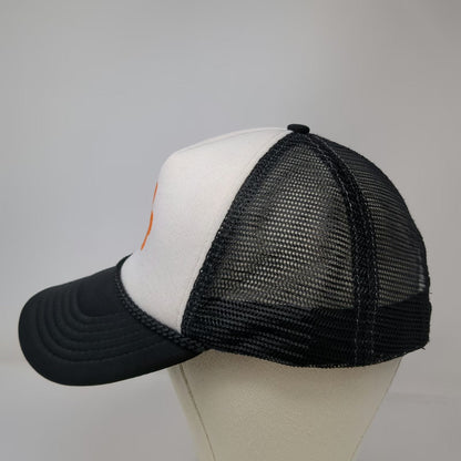 Black One Size Trucker Hat Mesh Snapback Rope Shamrock RB14 Irish Flag White Hat
