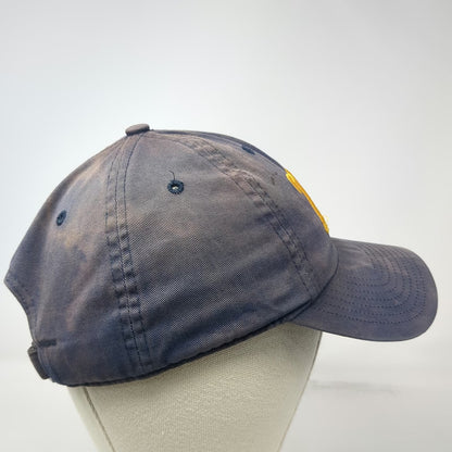 Adidas UCLA Bruins NCAA Blue Yellow One Size Hat Script Logo Strapback Cotton