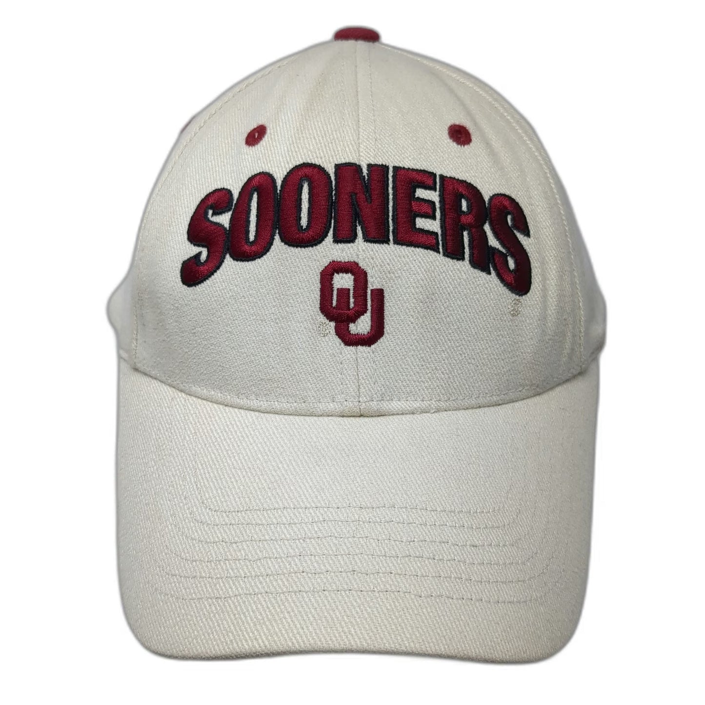 Oklahoma Sooners NCAA Captivating Headgear Beige One Size Strapback OU Cap Hat