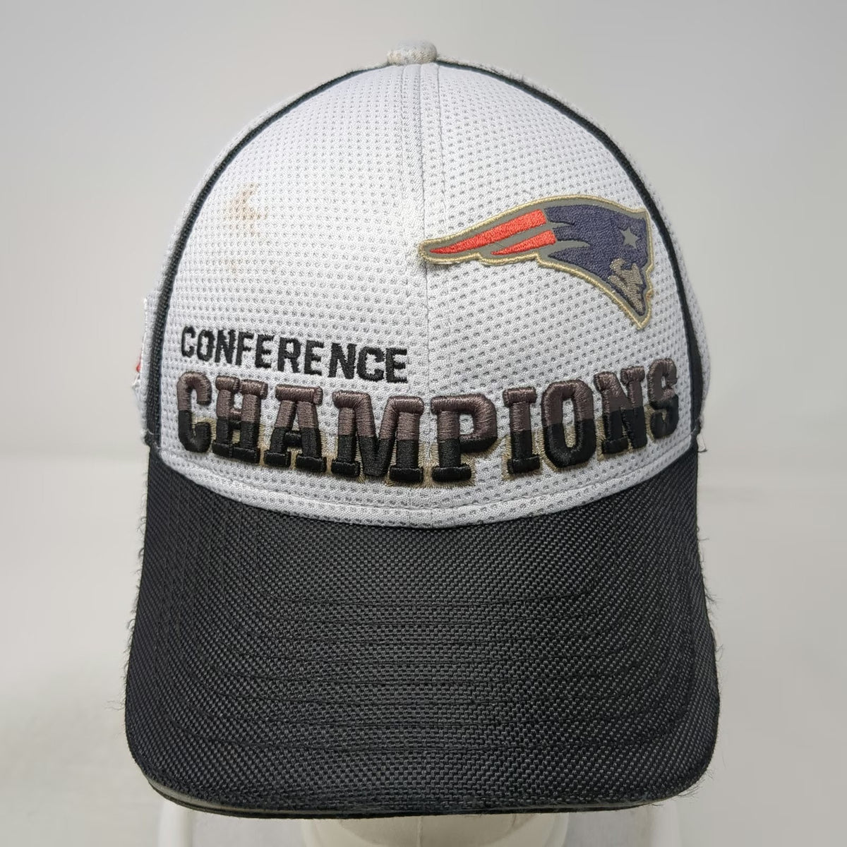 New England Patriots NFL New Era Cap Gray One Size Strapback SB XLIX Champs Hat