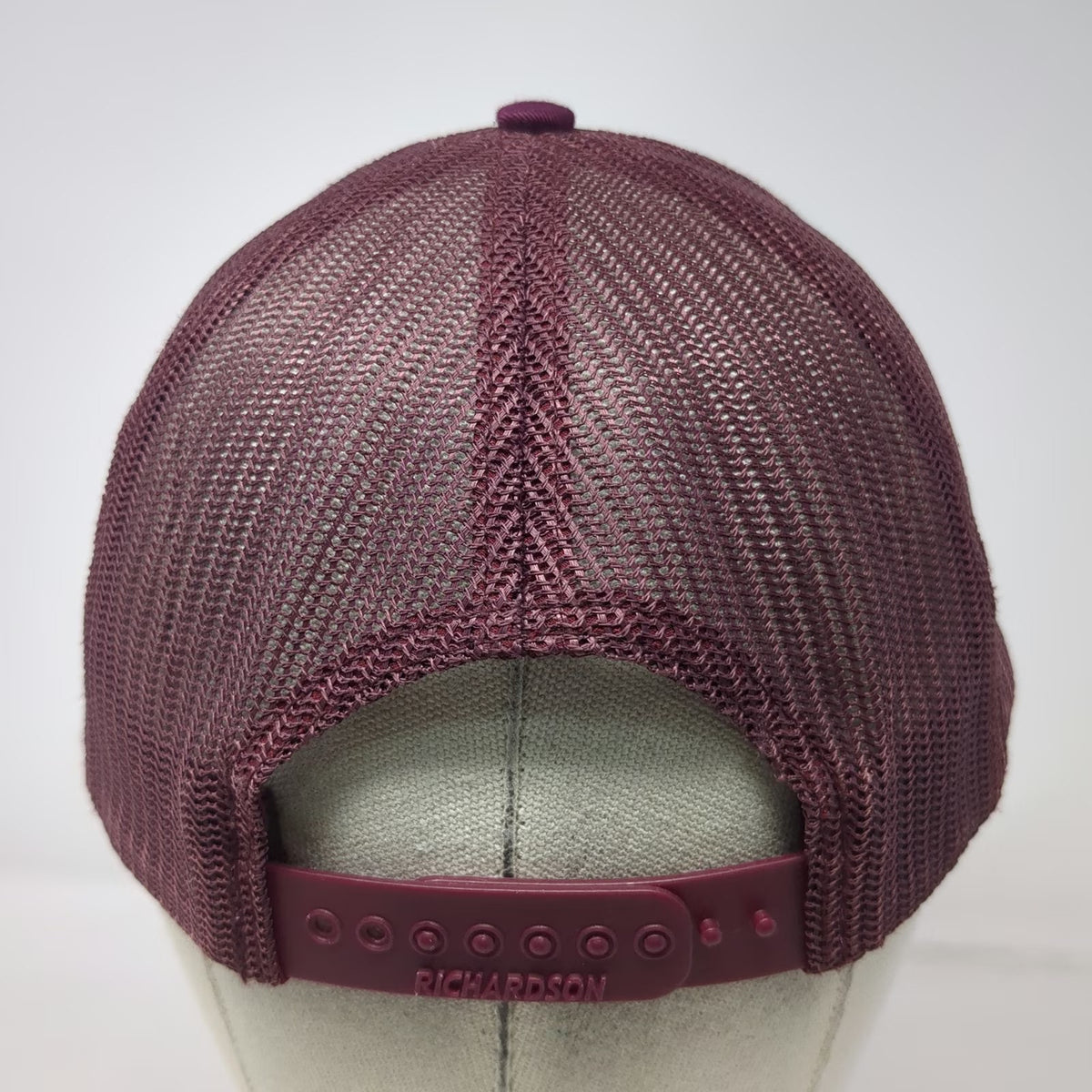 Richardson Trucker Hat Red White One Size Snapback Mesh North Coast Surf Shop