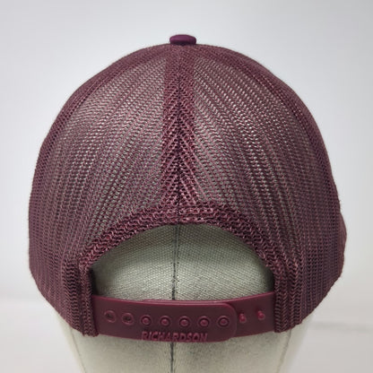 Richardson Trucker Hat Red White One Size Snapback Mesh North Coast Surf Shop