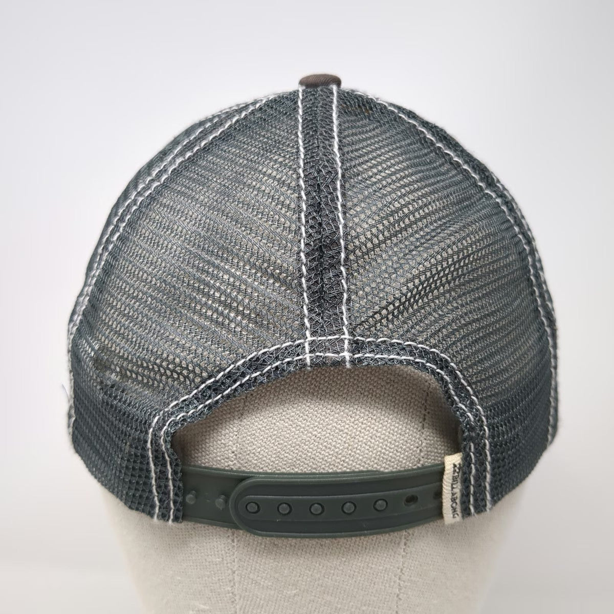 Billabong Trucker Hat Gray One Size California Love Bear Mesh Snapback Surf Cap