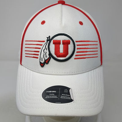 Under Armour Utah Utes NCAA 5 Panel White Hat One Size Strapback Iso-Chill