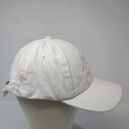 S**t F**k Slideback Baseball Cap White One Size Adjustable Embroidered 6 Panel