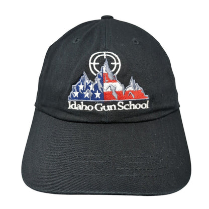 Idaho Gun School Slideback Hat Black OS Adjustable Embroidered Classics Yupoong