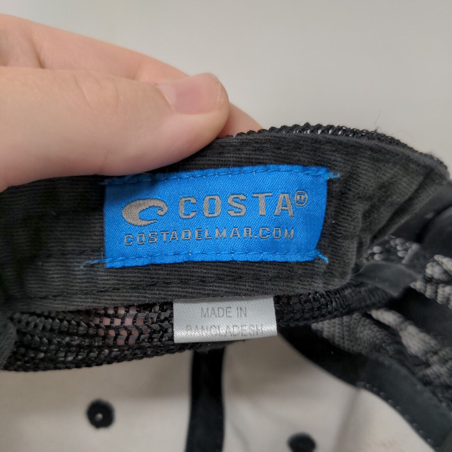 Costa Del Mar Snapback Mesh Back Trucker Hat Multi One Size Colorblock
