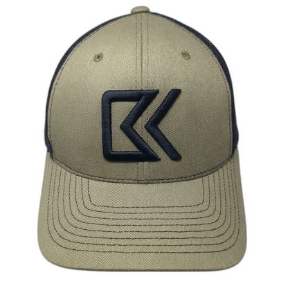 Bakcou Trucker Hat Green One Size Snapback Mesh BK Logo Structured Hunting Cap