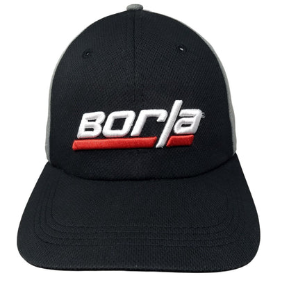 Borla Strapback Hat Multi One Size Embroidered Colorblock 6 Panel