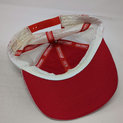 Craftsman Ace Hardware Trucker Hat Red One Size Mesh Back Snapback Tool Brand