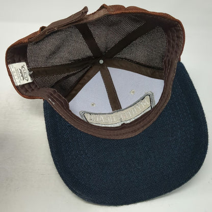CSI Baseball Cap Gray Blue Brown One Size Myrtle Beach S. Carolina Mesh Back Hat