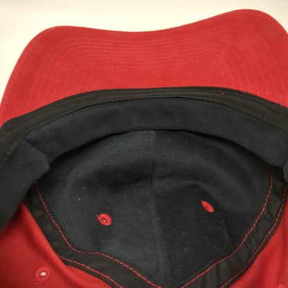 Nike Baseball Cap Red One Size Fitted Embroidered Swoosh Logo Pro Classics Hat